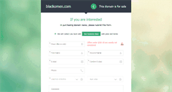 Desktop Screenshot of blackomen.com
